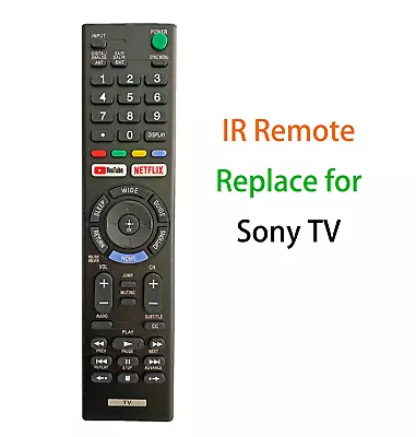 New Remote Control For Sony TV KDL-46EX520 KDL-46EX600 KDL-46EX521 KDL-46EX523 • $9.97