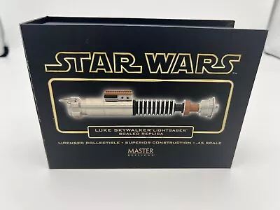 Master Replicas Luke Skywalker Rotj Lightsaber Scaled Replica .45 Scale Sw-300 • $199.99