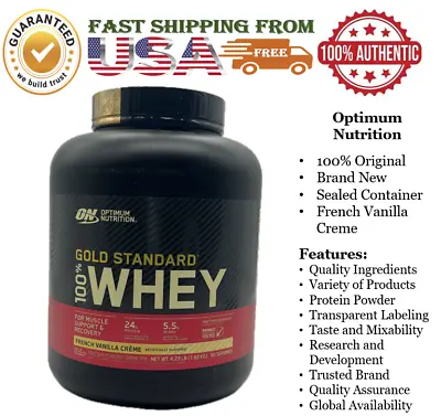 Optimum Nutrition Gold Standard 100% Whey  Protein Powder Vanilla/Chocolate Flav • $63.74