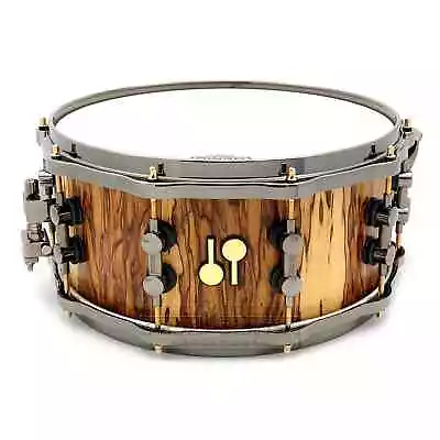 Sonor SQ2 Heavy Maple Snare Drum 14x6.5 African Marble Semi Gloss W/Black & Gold • $1661.88