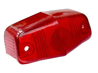 £6.95 • Buy Lucas Type L525 Motorcycle Rear Red Stop Tail & Number Plate Light Lens