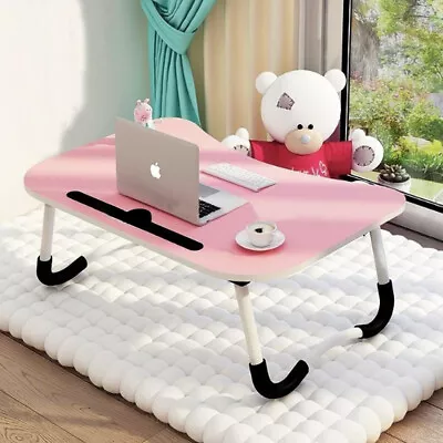 Bed Breakfast Tray Laptop Desk Table Folding Leg Home Tool Portable Home • £11.94