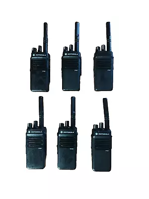 6 X Motorola Dp2400 Uhf Digital Professional Two Way Radios Walkie Talkies • £799.99