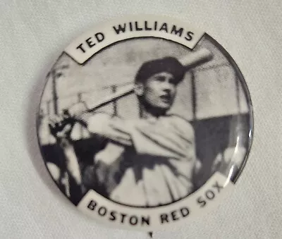 Ted Williams HOF Vintage 1950's Button Boston Red Sox Fenway Park Pinback   • $22.99