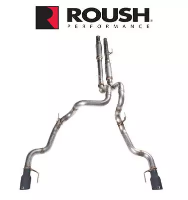 2017-2020 Ford F150 Raptor Roush 422107 Cat Back Exhaust System Kit W Black Tips • $1399.99