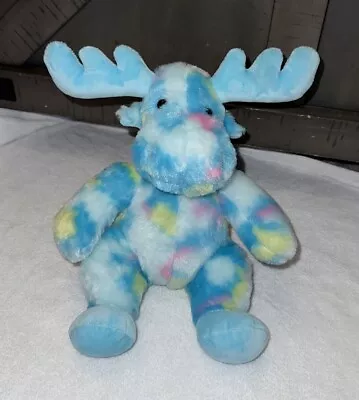 Wishpets Blue Confetti Moose Plush 10” Stuffed Animal 2016 • $10.25