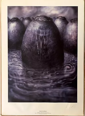 H.R. Giger Alien Egg Version II Signed Print #867/1000 • $909.69