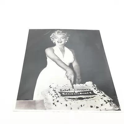 Marilyn Monroe Cutting Cake Black And White Calendar Clipping Photo Print • $9.99