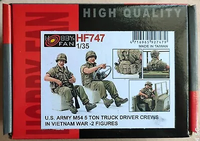 Hobby Fan 1/35 U.S Army M54 5Ton T Ruck Driver Crews In VIETNAM War 2 Figures • $56.33