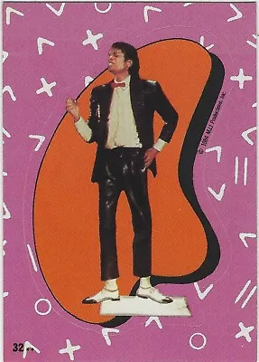 Topps Michael Jackson Trading Cards Sticker Puzzle Panel Card 1984 G+ Condition • $1.26