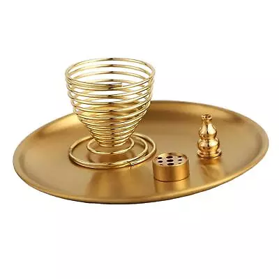 Incense Burner Set With Holder And Tray Farmhouse Table Centerpiece Censer • $18.70