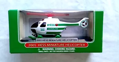 Vintage Mini Miniature Hess Gas Oil Truck 2005 Toy Helicopter Truck New In Box • $9.95