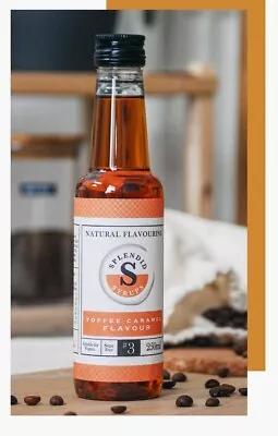 Splendid Syrups 250ML Toffee Caramel Flavour For Coffee Milkshakes Smoothies  • £5.95