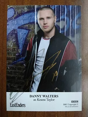 DANNY WALTERS *Keanu Taylor* EASTENDERS HAND SIGNED AUTOGRAPH CAST PHOTO CARD • £14.99