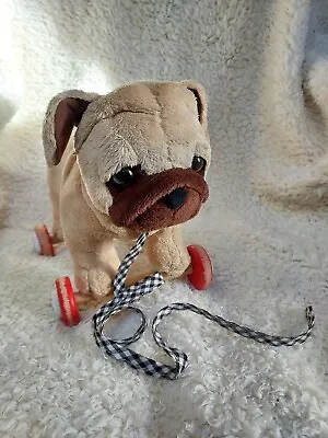 £16.30 • Buy Pug Dog Pull Along Toy