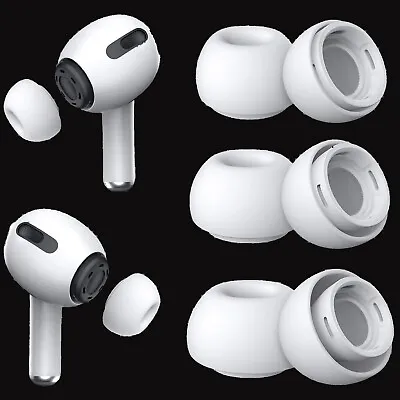 $7.50 • Buy 6 Pcs Silicone Replacement Ear Tips For Airpods Pro 3 Headphones Cover(S/M/L)
