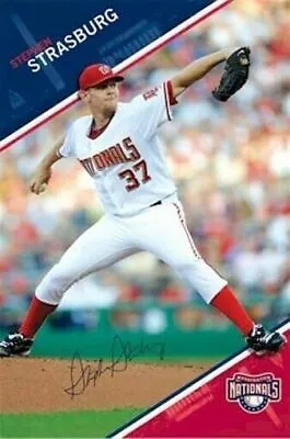 STEPHEN STRASBURG ~ WINDUP 22x34 POSTER Washington Nationals MLB Baseball  • $6.80