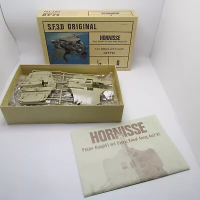 Nitto 1/20 SF3D Original Hornisse Plastic Model Kit - Opened Parts In Shrink • $99.99