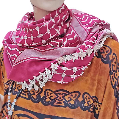 £8.99 • Buy Luxury Shemagh Scarf Large Palestine Arfat Head Winter Fashion Warm Neck Large