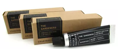 3x CRABTREE & EVELYN The Gardeners Sweet Nectar Lip Mask 0.3oz ULTRA HYDRATION • $24.99