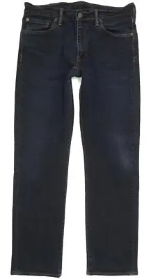 Levi's 513 Men Navy Straight Slim Stretch Jeans W32 L30 (95377) • £28.99