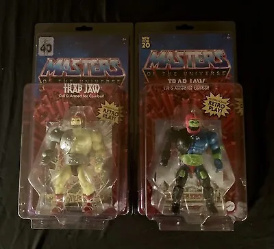 Masters Of The Universe Origins Trap Jaw MOTU 2020 & Comic With Cases Unpunched • $1.25
