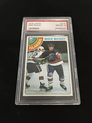 Mike Bossy Rookie Psa 8 Topps New York Islanders Rc Hockey Card • $350