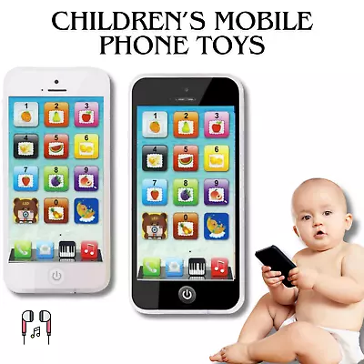 Toy Phone Smart Phone Baby Children's Educational Learning Kids Iphone USB - UK  • £5.99