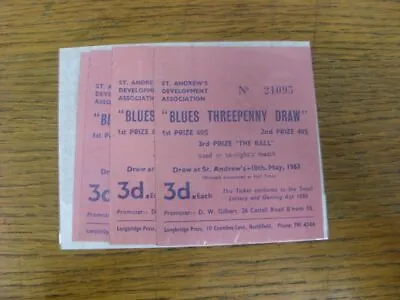10/05/1963 Ticket: Birmingham City V Manchester United [St Andrews Development A • £3.99