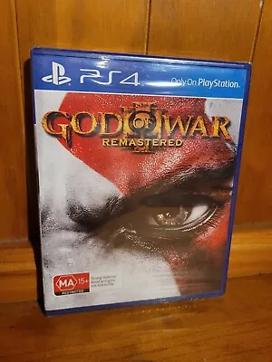 God Of War III: Remastered (PlayStation 4 2015) (Brand New Sealed) (Free Post) • $45