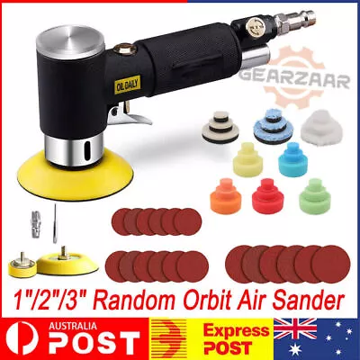 1 /2 /3  Random Orbit Air Sander Mini Grinding Machine Car Polisher Buffer • $54.98