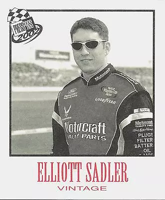 2002 Press Pass #VN 20 Elliott Sadler Vintage • $1