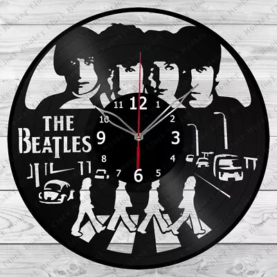 Vinyl Clock The Beatles Vinyl Record Wall Clock Home Art Decor Handmade 4148 • $24.99