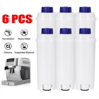 $47.95 • Buy 6Pack For Delonghi Magnifica S Automatic Coffee Machine ECAM22110SB Water Filter