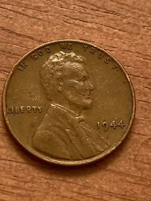 RARE 1944 Wheat Penny Error No Mint Mark “L” In Liberty Rim Error Cent Coin (106 • $250