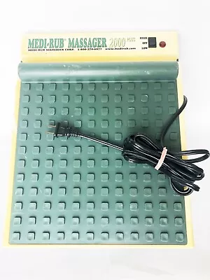 Medi-Rub 2000 Plus Foot Massager 2-Speed Vibrating MR-3F Diabetes Pain Relief • $89.99