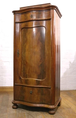 £295 • Buy Antique Continental Sentry Linen Cupboard / Bookcase / Side Cabinet