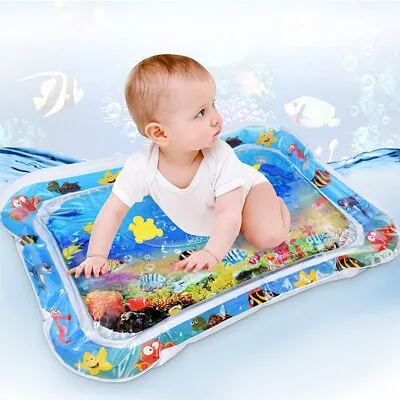 £6.99 • Buy Inflatable Water Playmat Infants Fun Tummy Time Baby Toddlers Activity Pad