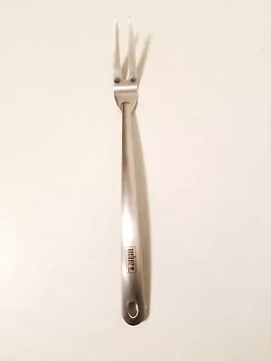 17  Weber Stainless Steel Grilling Barbecue Meat Fork Serrated Tines • $14.99