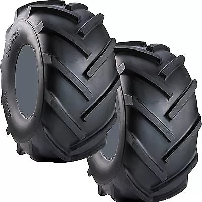 2) 16x6.50 16/6.50-8 Lawn Mower Go Kart Trencher Tires • $202.53