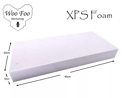 XPS Foam Sheet Approx Size 20x44x5cm War Gaming Terrain Modelling Crafting  • £10