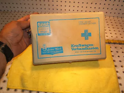 Mercedes W109108111W116 PKW-Kraftwagen First Aid Kit OEM 1 BoxWhite DIN13164 • $349