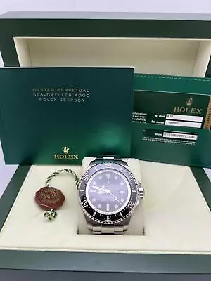 Rolex Sea-Dweller 44mm Deep Sea 116660 Black Dial Box Papers • $10995