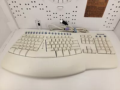 Microsoft Natural Ergonomic Keyboard Pro RT9401 USB + PS/2 - TESTED WORKS • $26.99