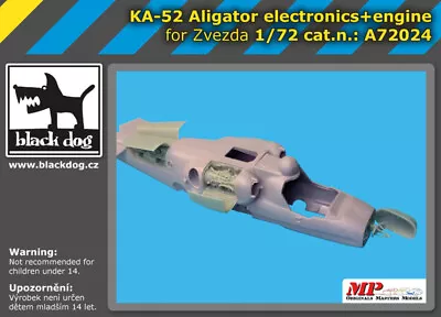 Black Dog 1/72 Kamov Ka-52 Alligator Electronics & Engine For Zvezda Kits • $34.95