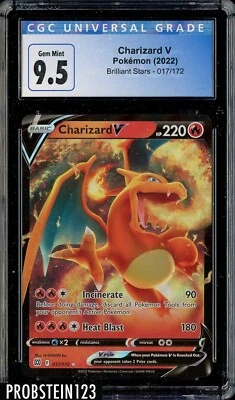 $0.99 • Buy 2022 Pokemon Brilliant Stars Charizard V CGC 9.5 GEM MINT