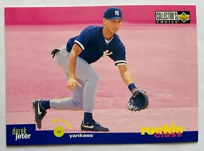 Derek Jeter 1995 Collector's Choice #15 Rookie Class Yankees • £4.81