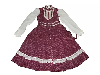 Gunne Sax Vintage Jeunes Filles Jessica San Francisco Girls Dress Size 14 • $88.90