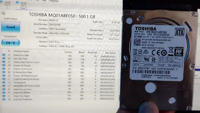 Toshiba 500GB MQ01ABF050 5400 RPM 2.5  Laptop HDD Slim 7mm • £4.99