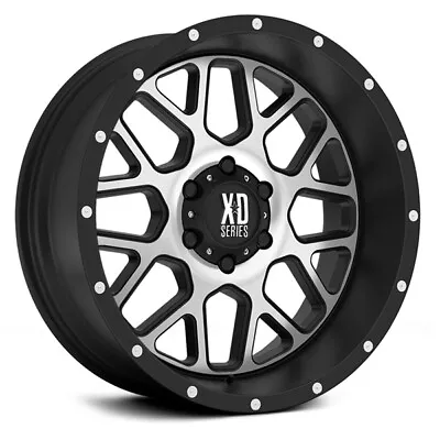 18 Inch Silver Black Rims Wheels XD Grenade XD820 18x9 -12 Ford Bronco 6x5.5 Lug • $936